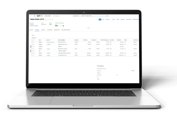 COTIZADOR DE SAP BUSINESS ONE